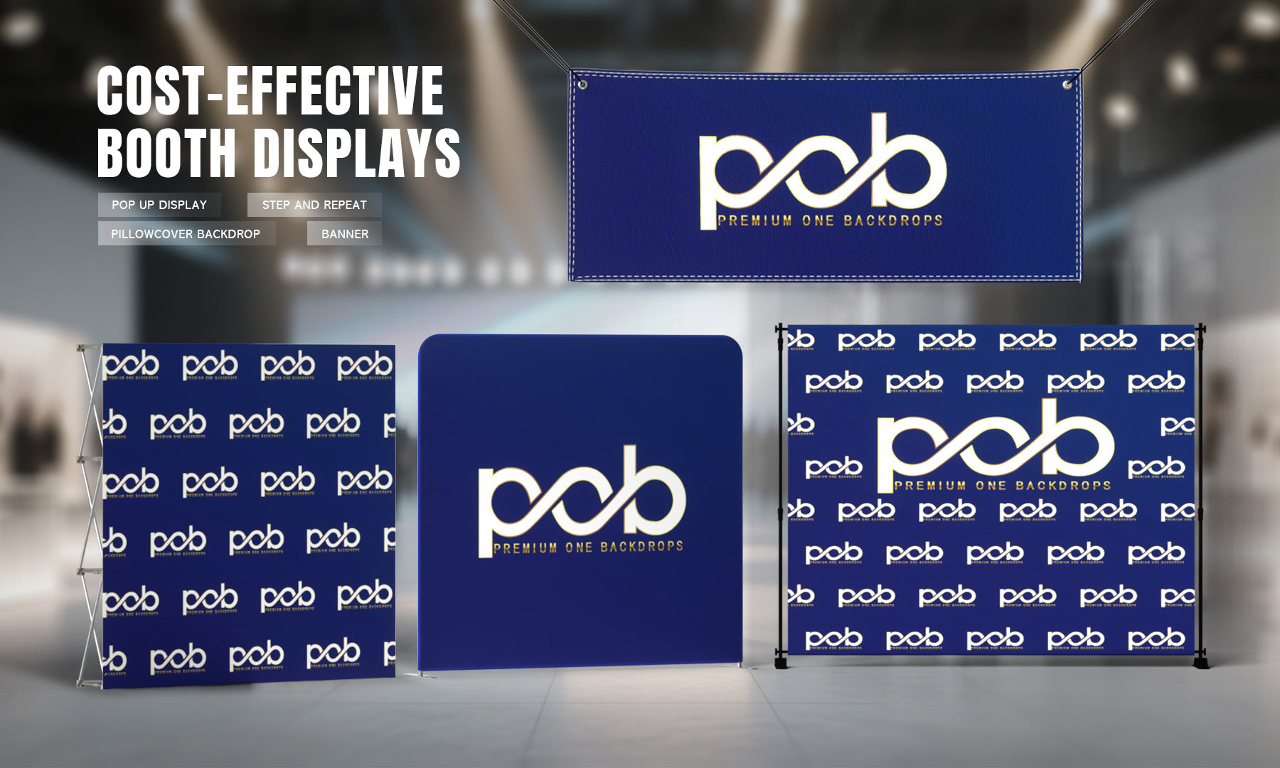 Economical Booth Display Options and Standard Sizes