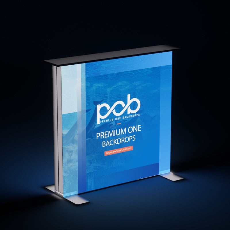 SEG Light Box Display Counter -3.3ft W x 3.3ft H