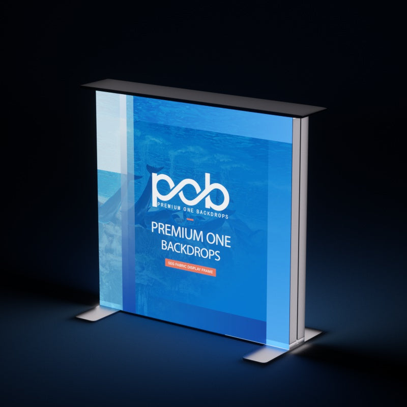 SEG Light Box Display Counter -3.3ft W x 3.3ft H