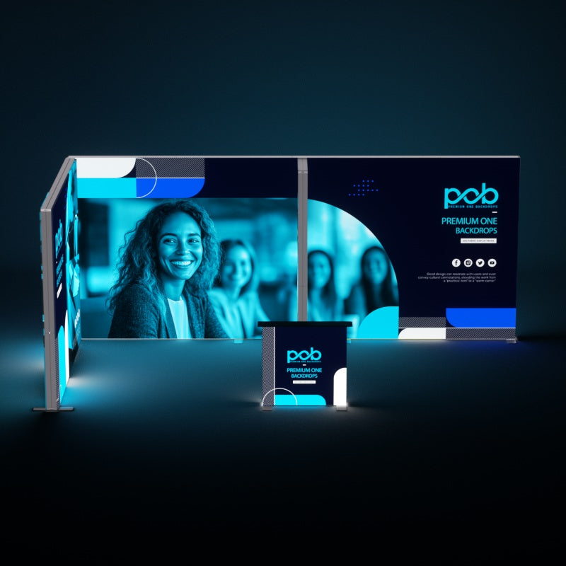 20x10 FT Light Box Exhibition Booth 2