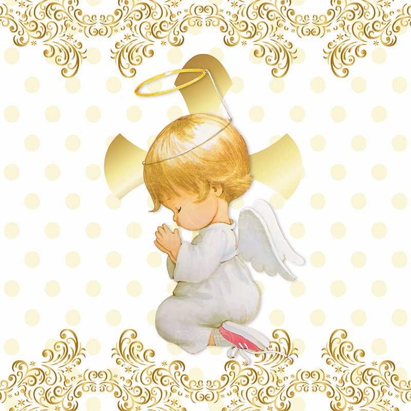premium one pillowcover backdrops-Angel s Prayer