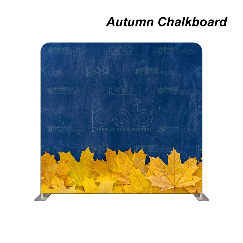 Pillow Cover Backdrop (Autumn Chalkboard)