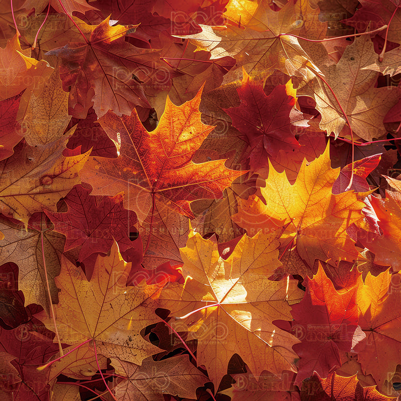 Pillow Cover Backdrop (Autumn Leaf Glowscape)