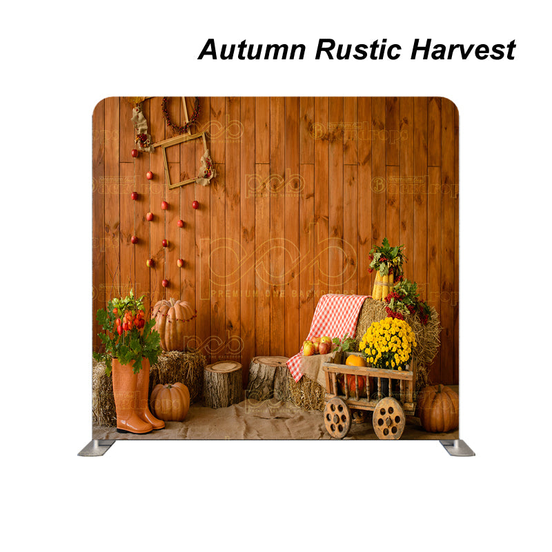 premium one pillowcover backdrops-Autumn Rustic Harvest
