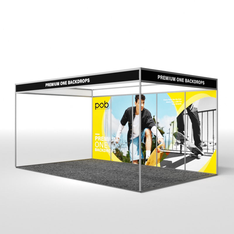 Shell Scheme Exhibition Graphics for 16.4ft Wide x 10ft Depth Booth