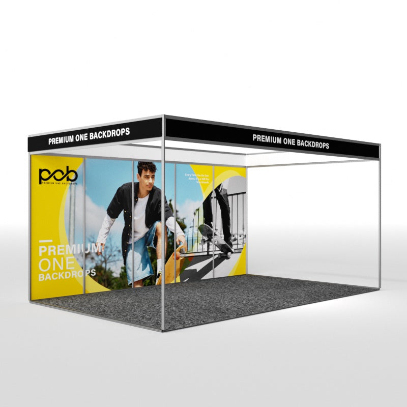 Shell Scheme Exhibition Graphics for 16.4ft Wide x 10ft Depth Booth