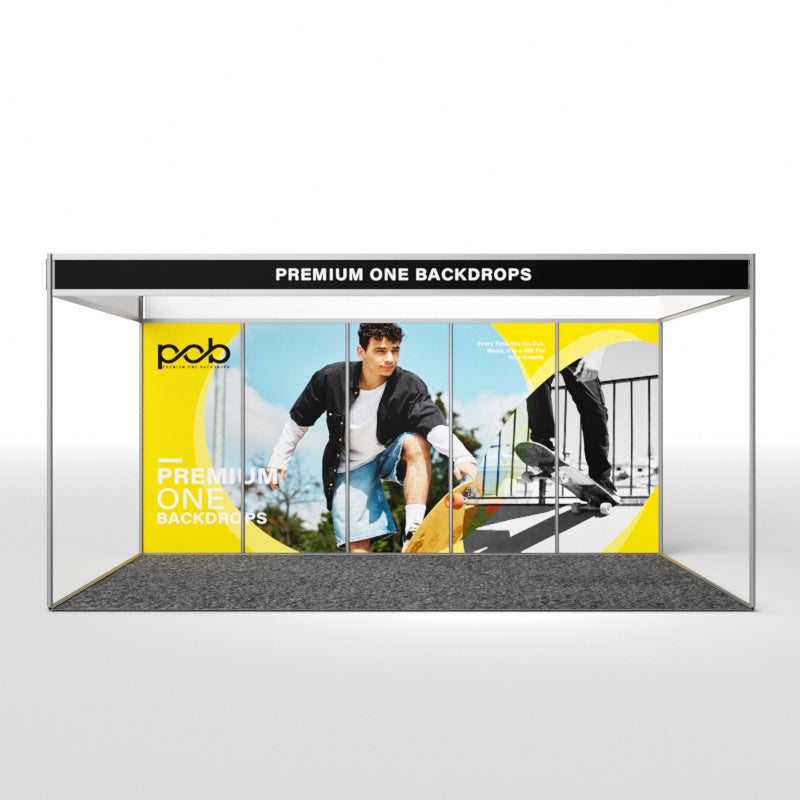 Shell Scheme Exhibition Graphics for 16.4ft Wide x 10ft Depth Booth