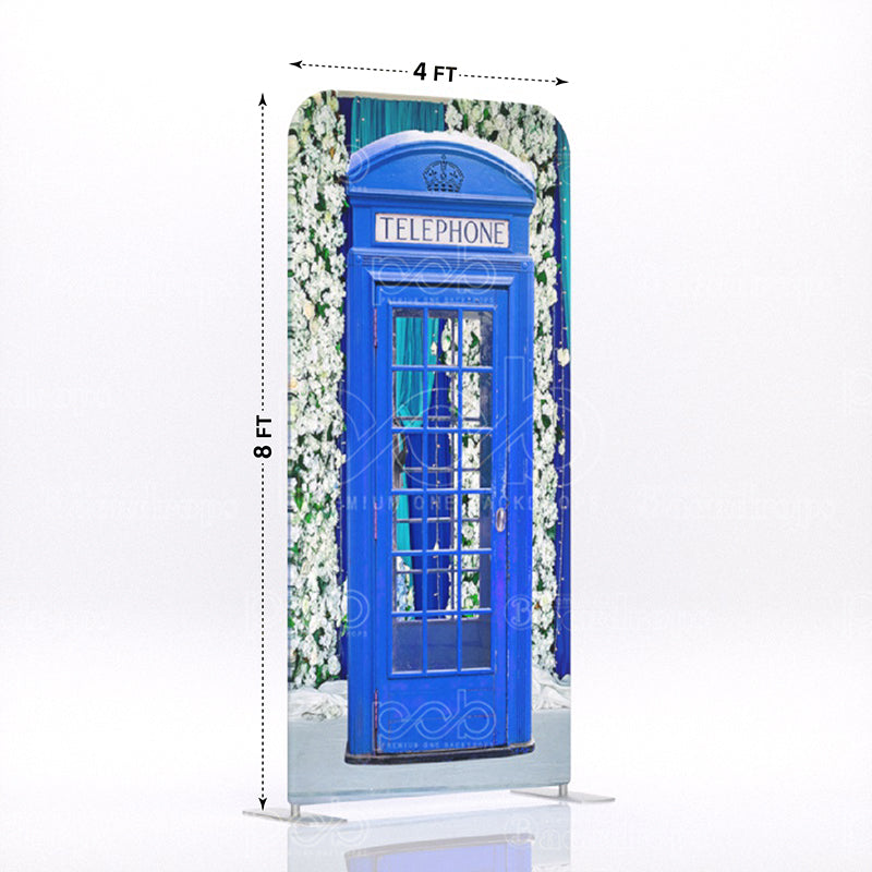 Blue British Telephone Booth