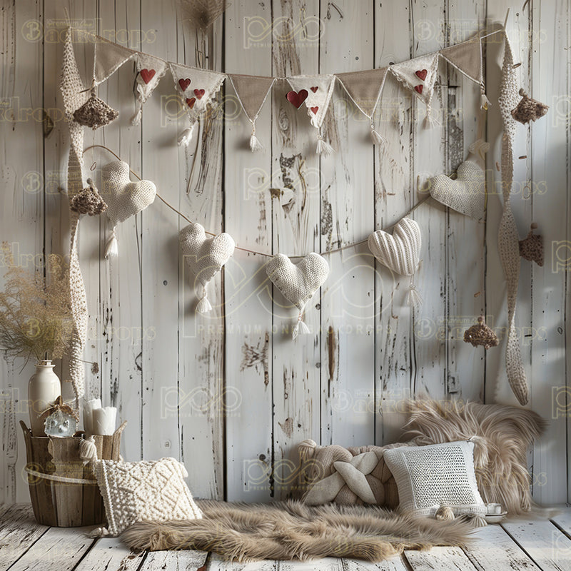 Pillow Cover Backdrop (Boho Heartwarming Nook)