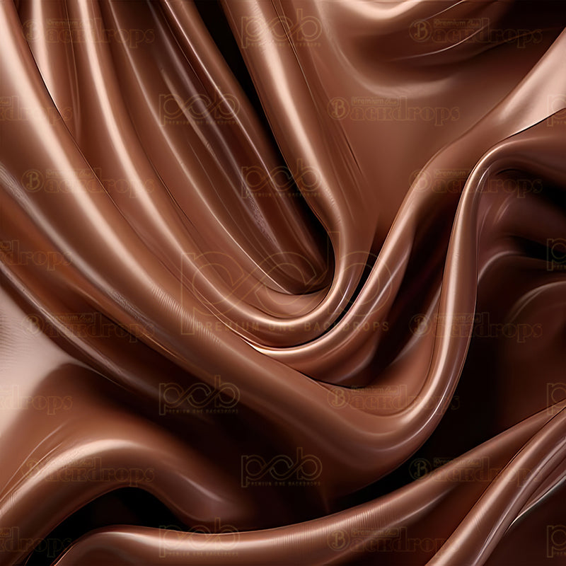 premium one pillowcover backdrops-Chocolate Silk