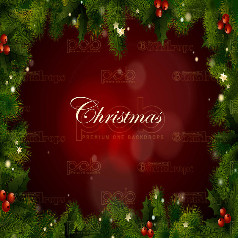 premium one pillowcover backdrops-Christmas Heart
