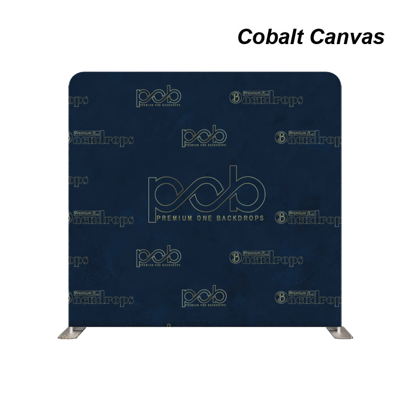 premium one pillowcover backdrops-Cobalt Canvas