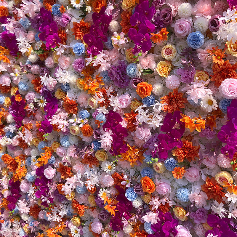 Colorful Flower Wall