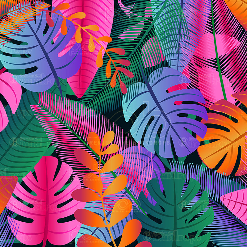 premium one pillowcover backdrops-Colors Of The Tropics