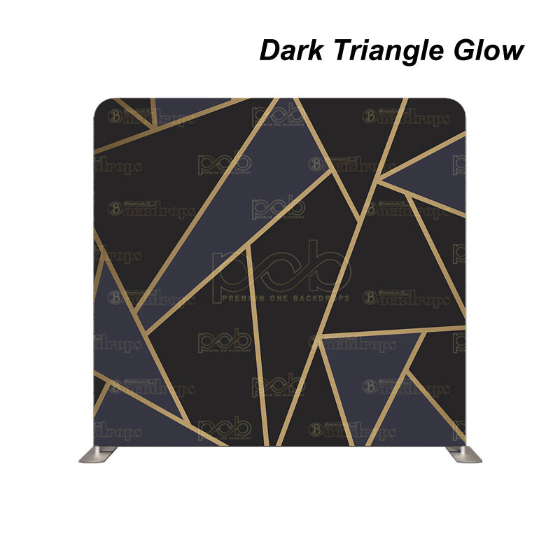 Pillow Cover Backdrop (Dark Triangle Glow)