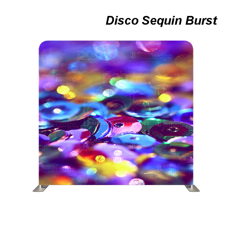 premium one pillowcover backdrops-Disco Sequin Burst