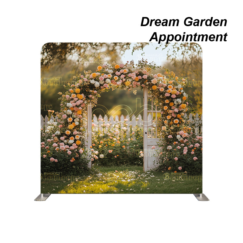 premium one pillowcover backdrops-Dream Garden Appointment