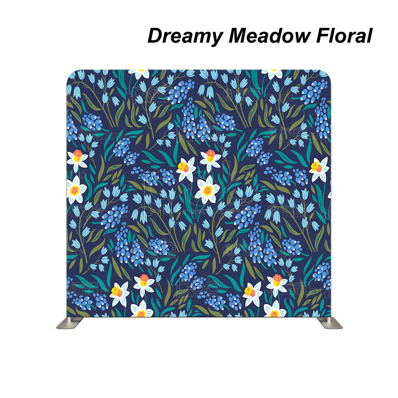 premium one pillowcover backdrops-Dreamy Meadow Floral
