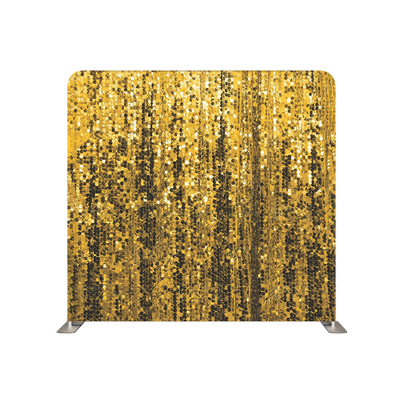 premium one pillowcover backdrops-Elegance Gold Sequin