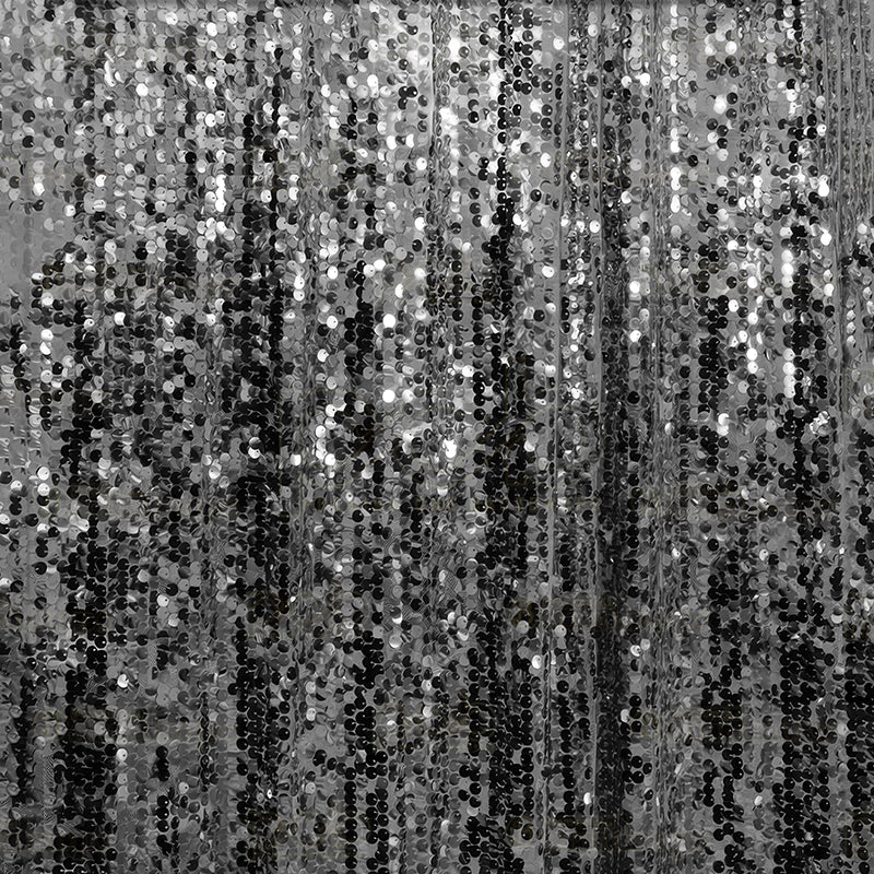 premium one pillowcover backdrops-Elegance Grey Sequin