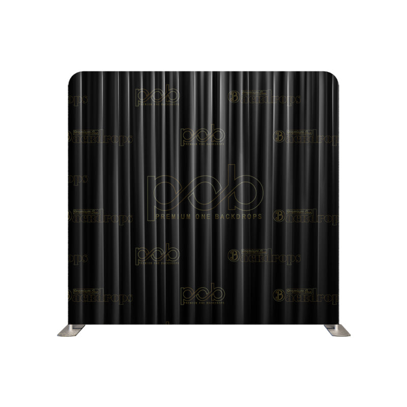 Pillow Cover Backdrop (Elegant Black Theater)