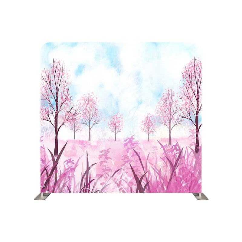 Pillow Cover Backdrop (Enchanted Pink Grove)