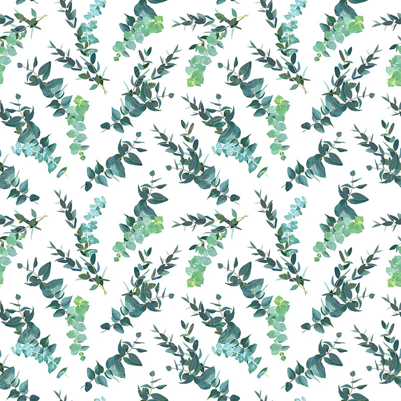 premium one pillowcover backdrops-Eucalyptus Greens