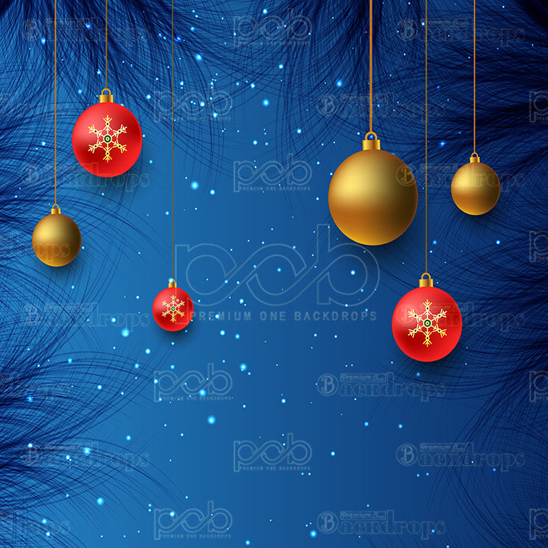 premium one pillowcover backdrops-Festive Feathers