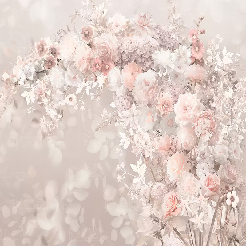 premium one pillowcover backdrops-Floral Dawn Mist