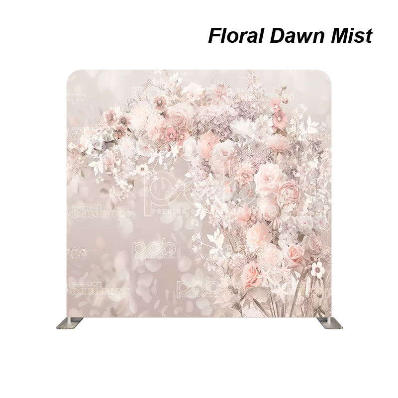 premium one pillowcover backdrops-Floral Dawn Mist