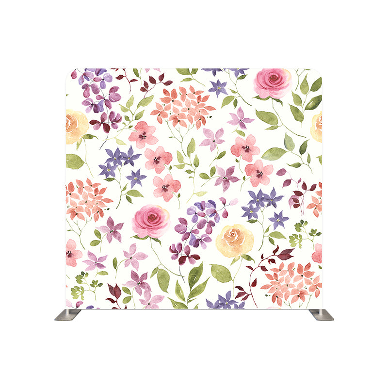 Pillow Cover Backdrop (Floral Watercolor Whisper)