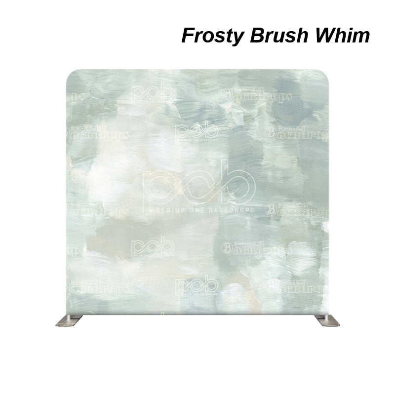 premium one pillowcover backdrops-Frosty Brush Whim