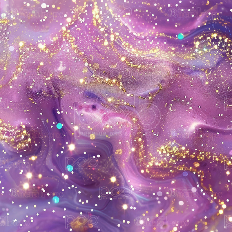 premium one pillowcover backdrops-Galactic Purple Swirl