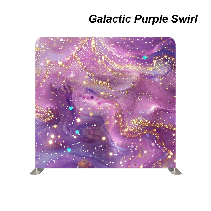 premium one pillowcover backdrops-Galactic Purple Swirl