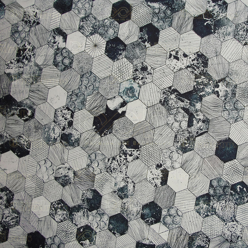 premium one pillowcover backdrops-Geometric Mosaic