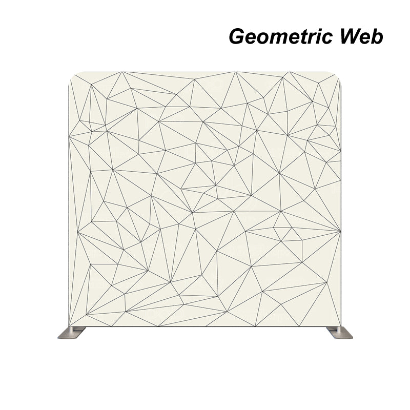 Pillow Cover Backdrop (Geometric Web)