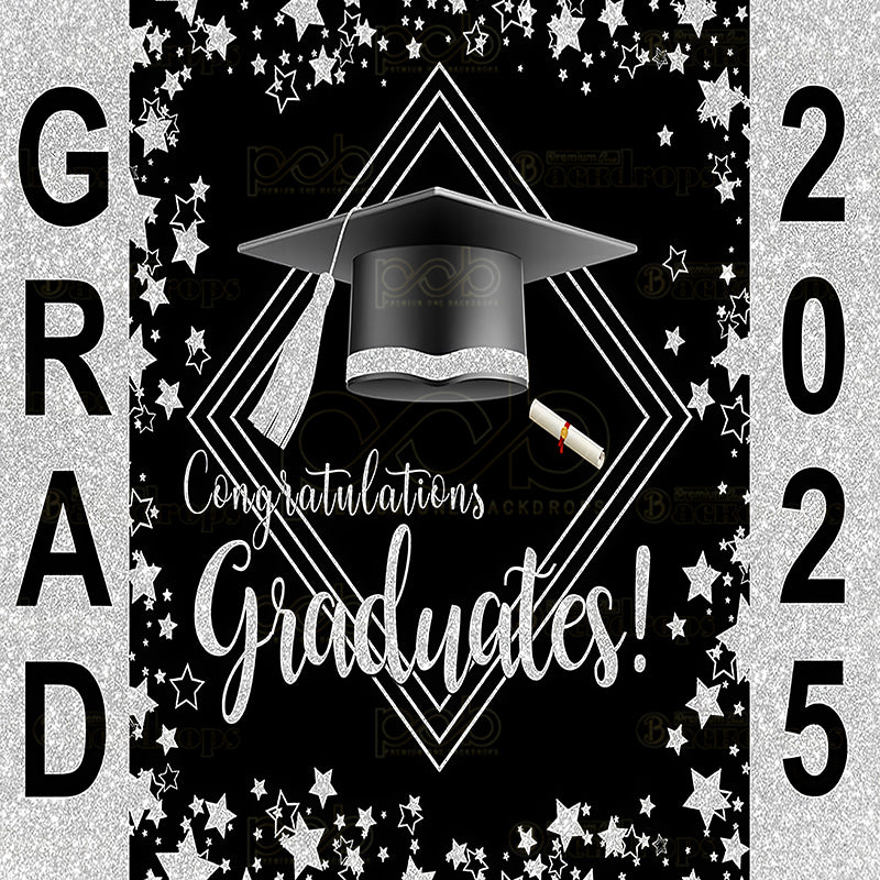 premium one pillowcover backdrops-Grad Starry Night 2025