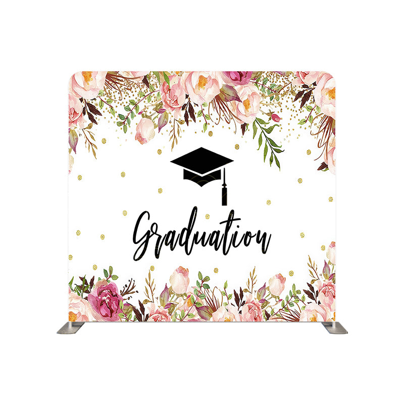 Pillow Cover Backdrop (Graduation Cheers in Pink)