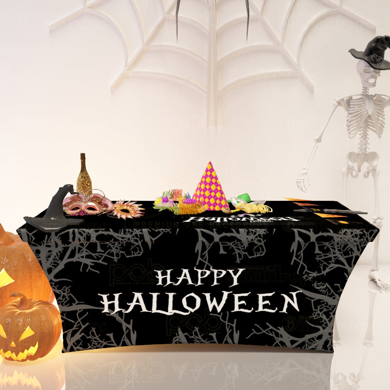 premium one pillowcover backdrops-Halloween Table Cover