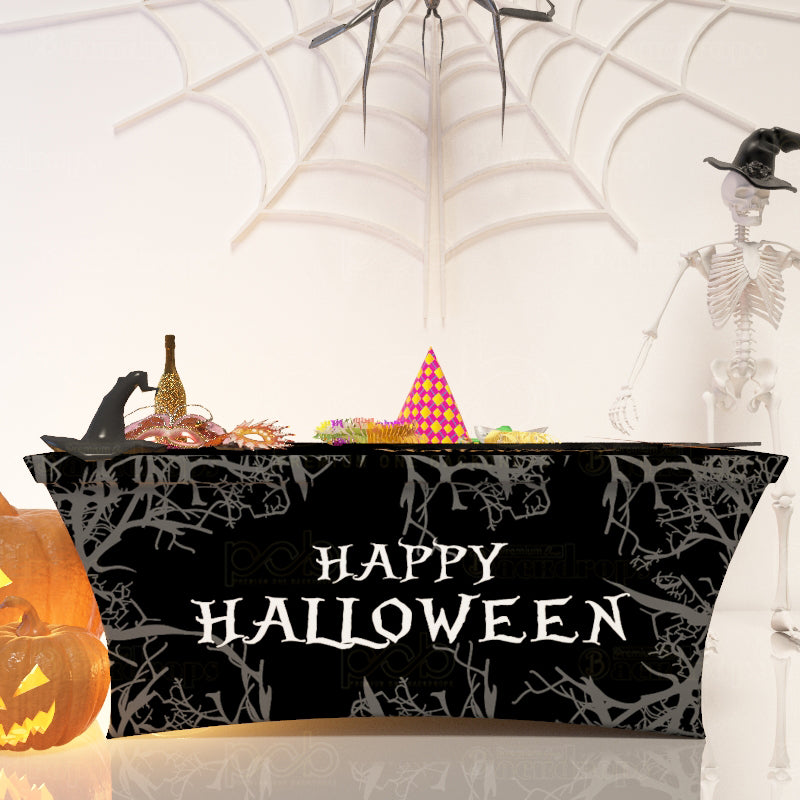 premium one pillowcover backdrops-Halloween Table Cover