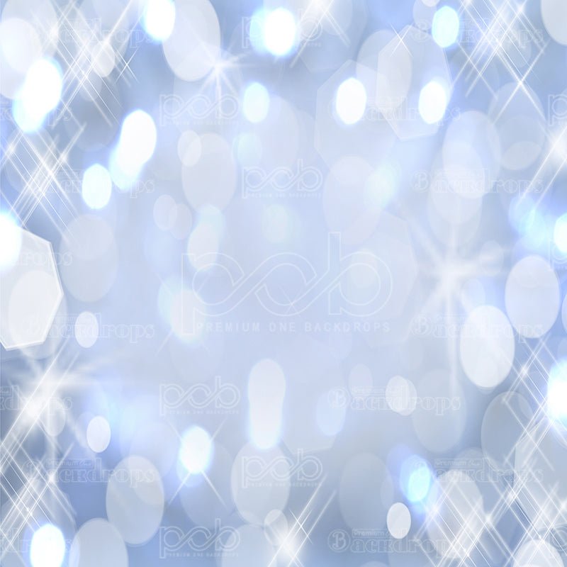 Pillow Cover Backdrop (Icy Gleam Bokeh)