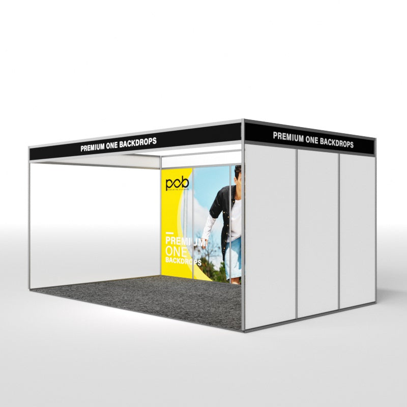 Shell Scheme Exhibition Graphics for 16.4ft Wide x 10ft Depth Booth