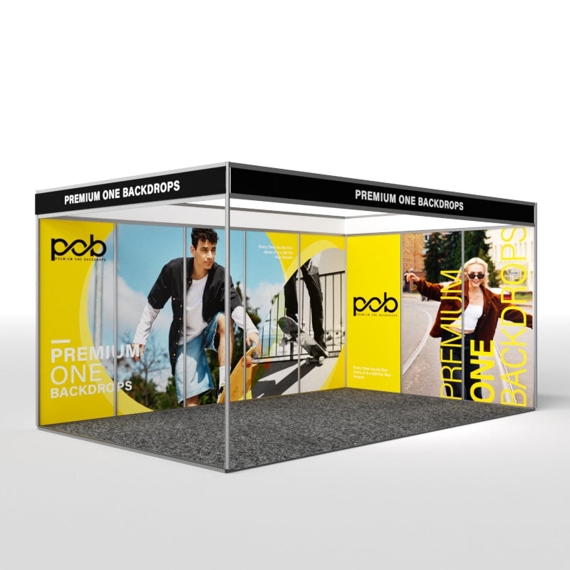 Shell Scheme Exhibition Graphics for 16.4ft Wide x 10ft Depth Booth