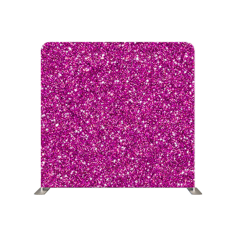 Pillow Cover Backdrop(Magenta Glitter)