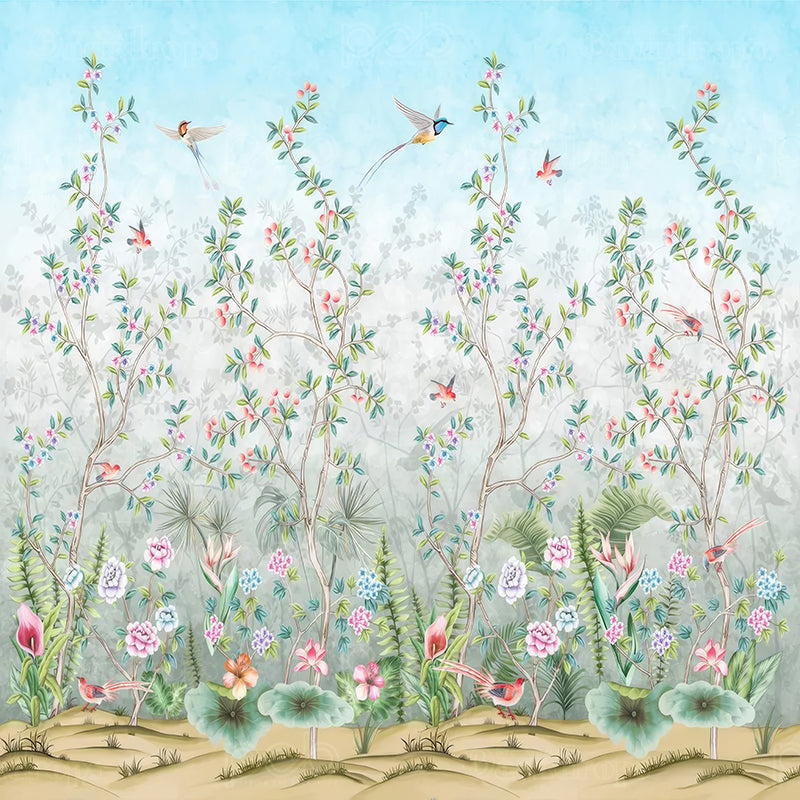 premium one pillowcover backdrops-Meadow Dreamscape