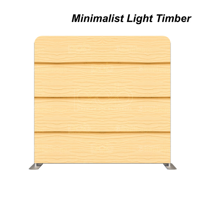 Pillow Cover Backdrop (Minimalist Light Timber)