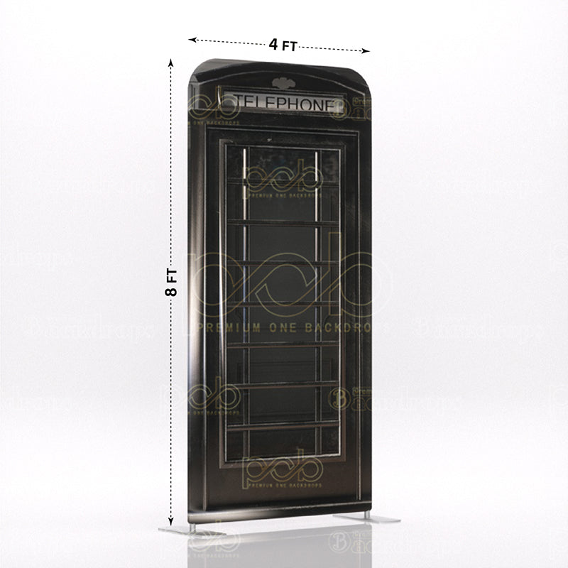 Black Timeless Telephone Booth