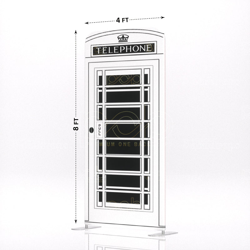 white London telephone booth 1