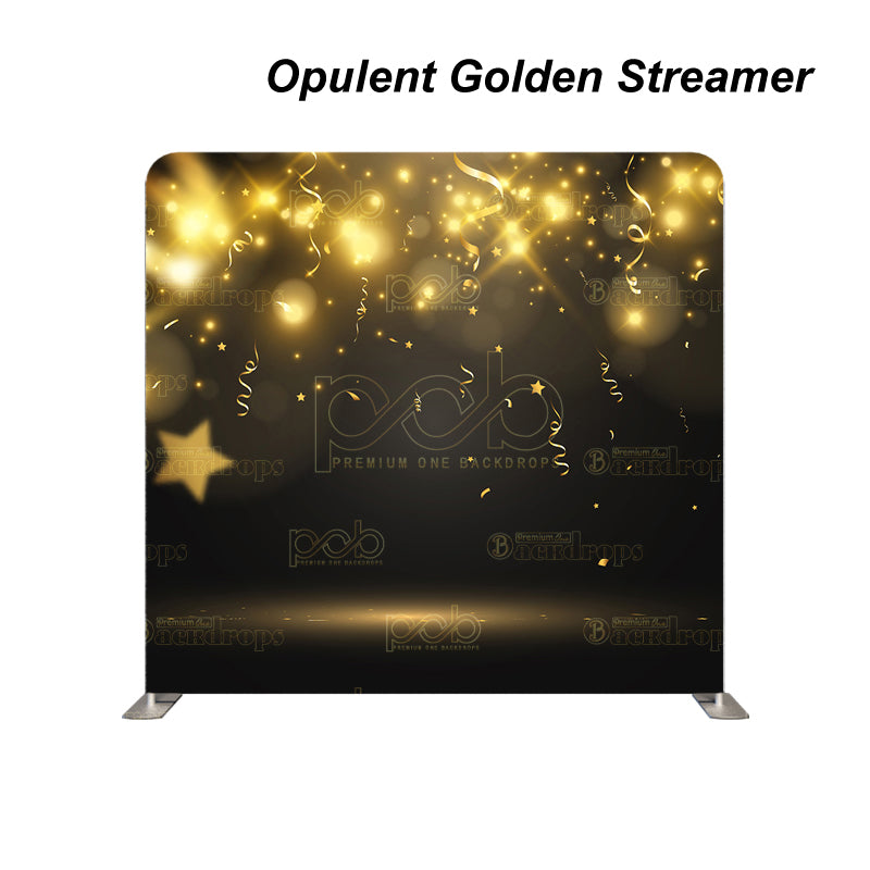 Pillow Cover Backdrop (Opulent Golden Streamer)