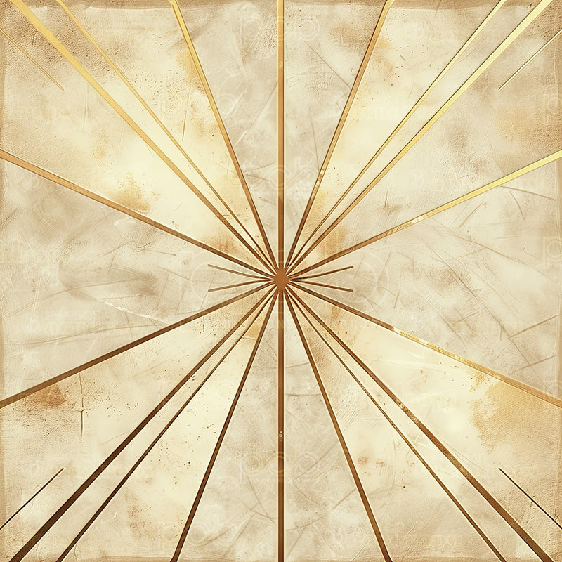 Pillow Cover Backdrop (Opulent Radiant Goldburst)